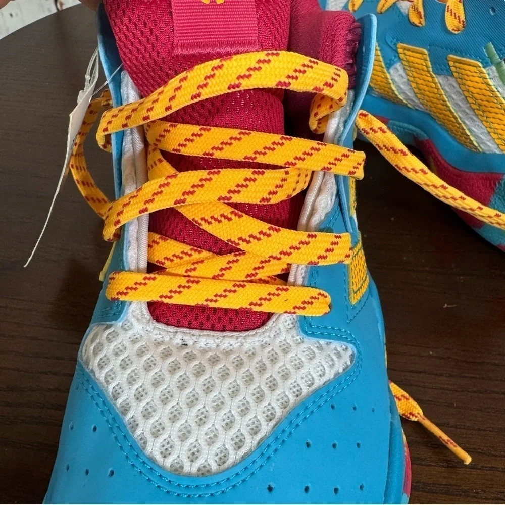 ADIDAS JAMES HARDEN STEPBACK Kids Colorful Athletic Shoes Limited Edition 6Y NWT
